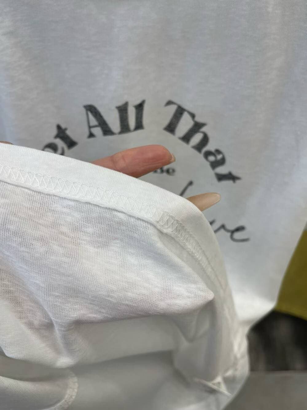 알파벳 프린트 반팔 티셔츠 여성 여름 루즈핏 다용도 캐주얼 맨위 얇은 스타일 라운드 넥 풀오버 이미지 4