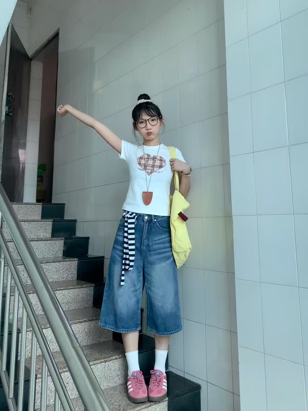 아메리칸 레트로 레이스 체크무늬 반팔 티셔츠 여성 여름 달콤한 매운맛 디자인 센스 몸매 가꾸기 슬림해 보이는 짧은 맨위 상세 이미지 3