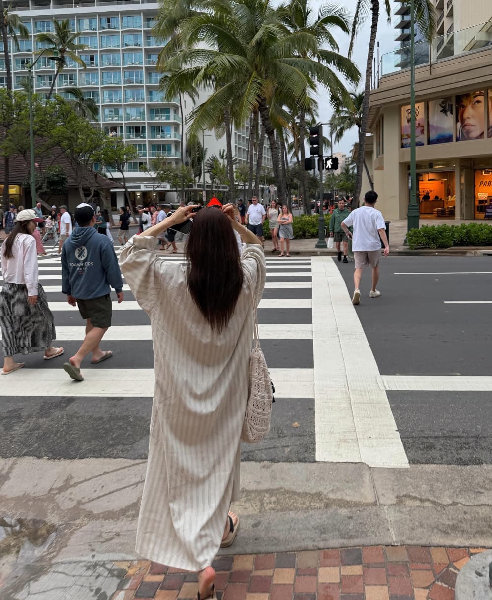 한국 동대문 작은 대중 느긋한 바람 폴로 칼라 싱글 줄 버튼 루즈핏 캐주얼 롱 코트 셔츠 여성 드레스 상세 이미지 16