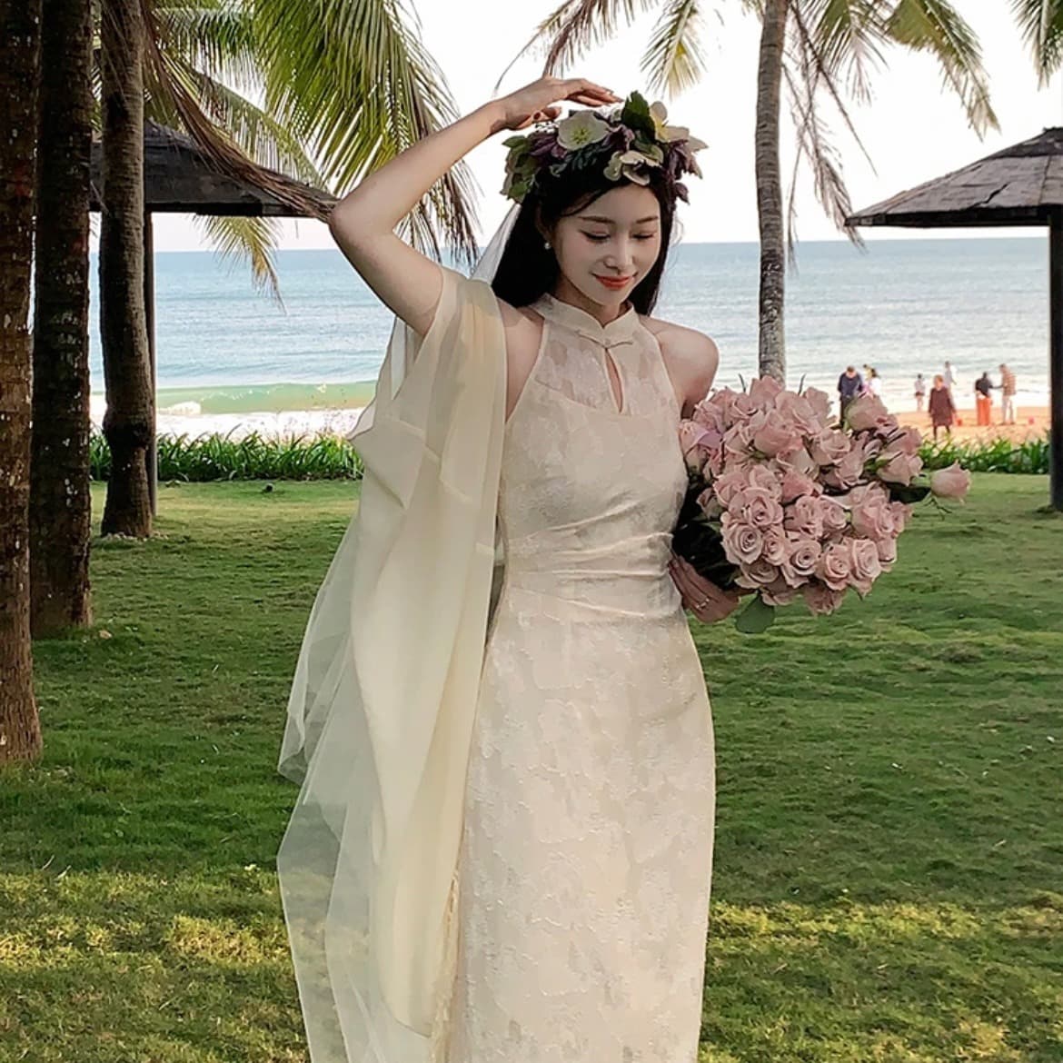 eia 하나 야오 i do 결혼 제안 치마 새로운 중국어 국가 바람 감기 센스 개선 한푸 드레스 기질 레트로 치마 이미지 6