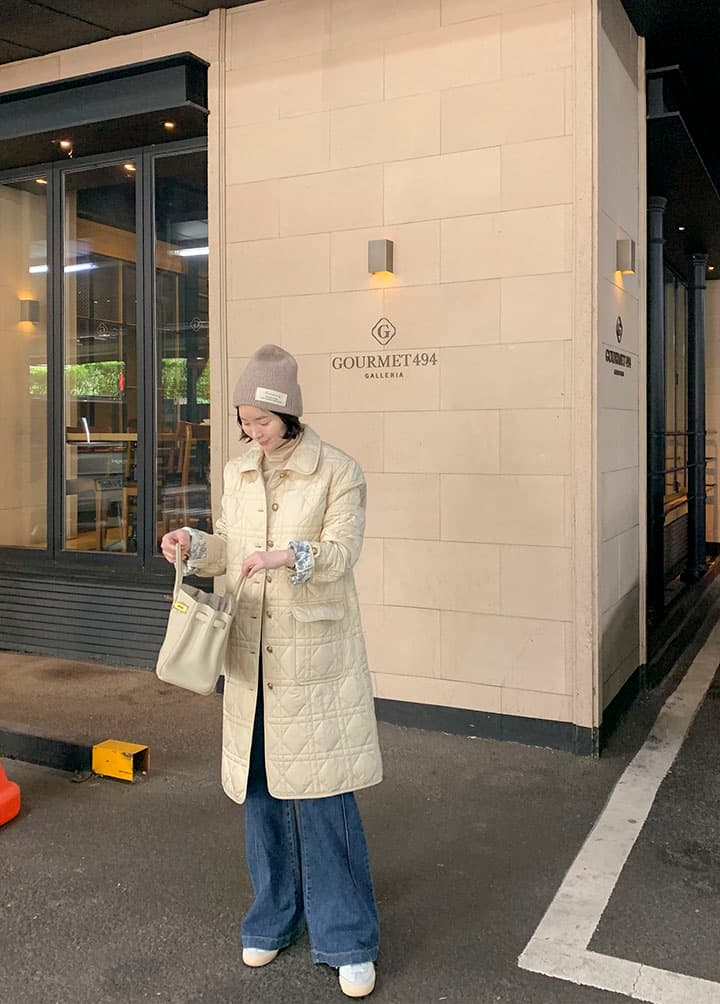 면 옷 여성 코트 한 부서 chic 가을 겨울철 새로운 프랑스식 품격 우아함 디자인 센스 폴로 칼라 중간 길이 코트 상세 이미지 9