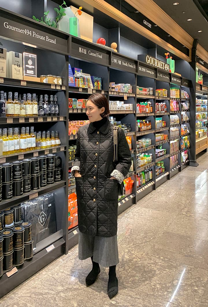 면 옷 여성 코트 한 부서 chic 가을 겨울철 새로운 프랑스식 품격 우아함 디자인 센스 폴로 칼라 중간 길이 코트 상세 이미지 10