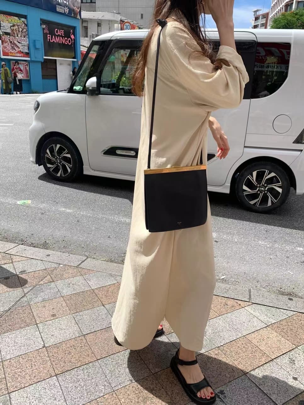 한국 스타일 루즈핏 미니멀리즘 느긋한 바람 더블 주머니 싱글 줄 버튼 긴팔 셔츠 드레스 상세 이미지 37