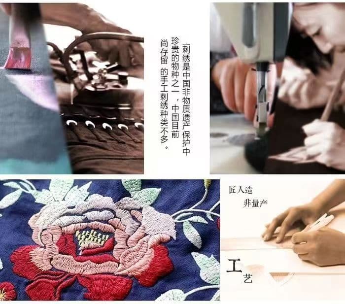 빨간색 무거운 작업 자수 여성 셔츠 디자인 센스 작은 대중 2025 여름 스탠드 칼라 출퇴근 바람 셔츠 7부 소매 맨위 상세 이미지 2