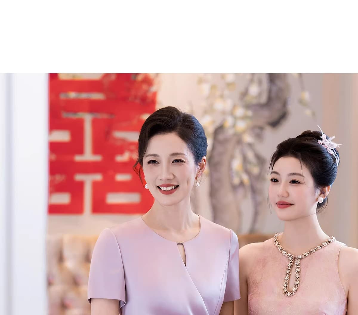 고급 안녕하세요. 시어머니 결혼 연회 로드 중 2026 새로운 영 안녕하세요. 엄마 품격 드레스 상세 이미지 25