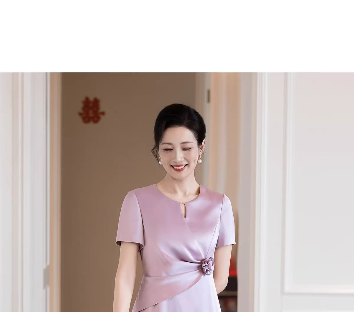 고급 안녕하세요. 시어머니 결혼 연회 로드 중 2026 새로운 영 안녕하세요. 엄마 품격 드레스 상세 이미지 27