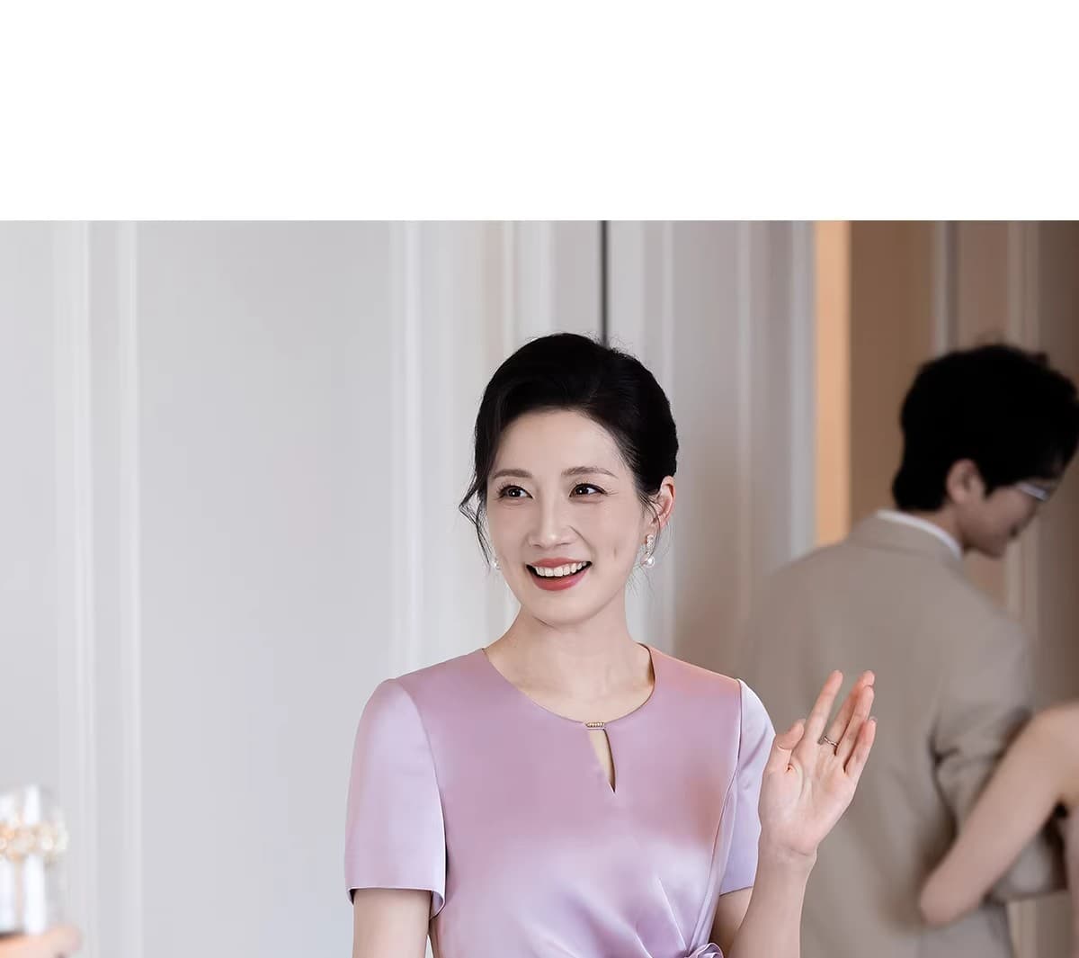 고급 안녕하세요. 시어머니 결혼 연회 로드 중 2026 새로운 영 안녕하세요. 엄마 품격 드레스 상세 이미지 31