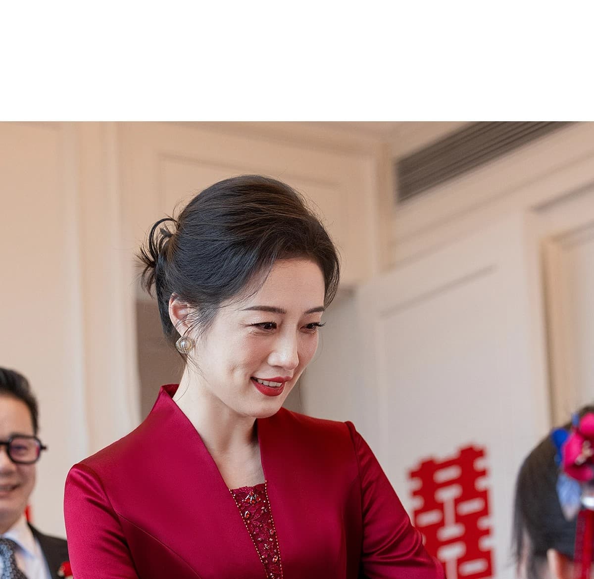 안녕하세요. 시어머니 결혼 연회 로드 중 2026 새로운 결혼 고급 엄마 토스트 예복 치파오 여성 드레스 상세 이미지 28