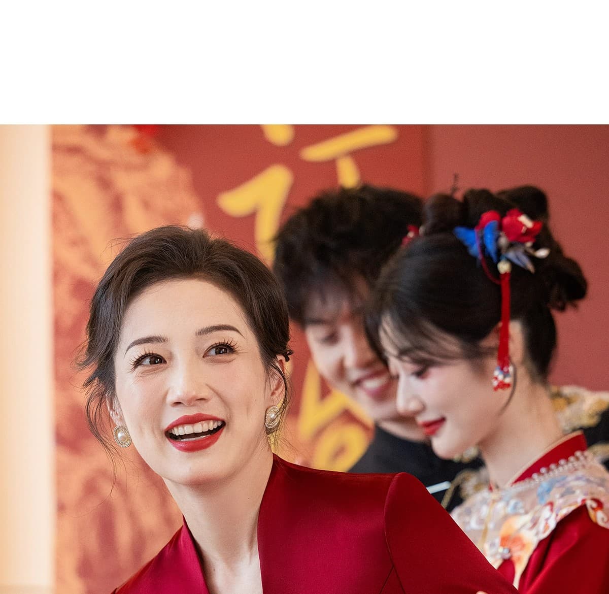 안녕하세요. 시어머니 결혼 연회 로드 중 2026 새로운 결혼 고급 엄마 토스트 예복 치파오 여성 드레스 상세 이미지 34