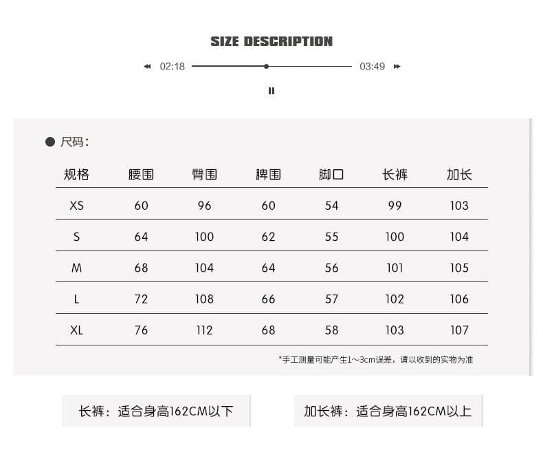 실사 작은 대중 디자인 불규칙 주머니 섹션 레트로 워싱 데님 긴 바지 여성 슬림해 보이는 루즈핏 바닥 청소 바지 상세 이미지 5