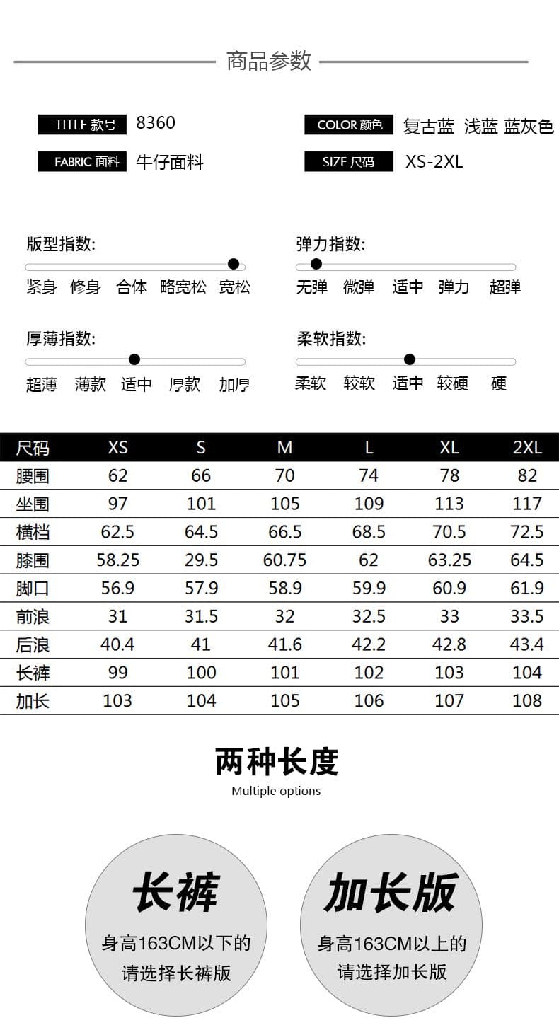 실사 ykk 가을 주름 장식 루즈핏 느긋한 레트로 하늘색 데님 와이드 레깅스 바지 상세 이미지 6