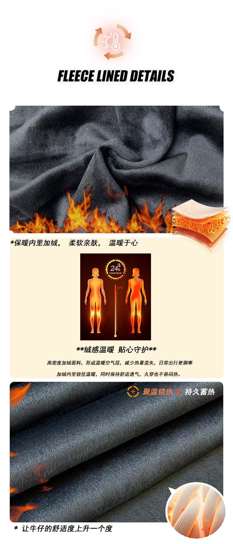 실사 검정색 미니멀리즘 가죽 카드 섹션 작은 발 바지 2026 년 가을 겨울 털이 있는 슬림해 보이는 다용도 청바지 여성 상세 이미지 5