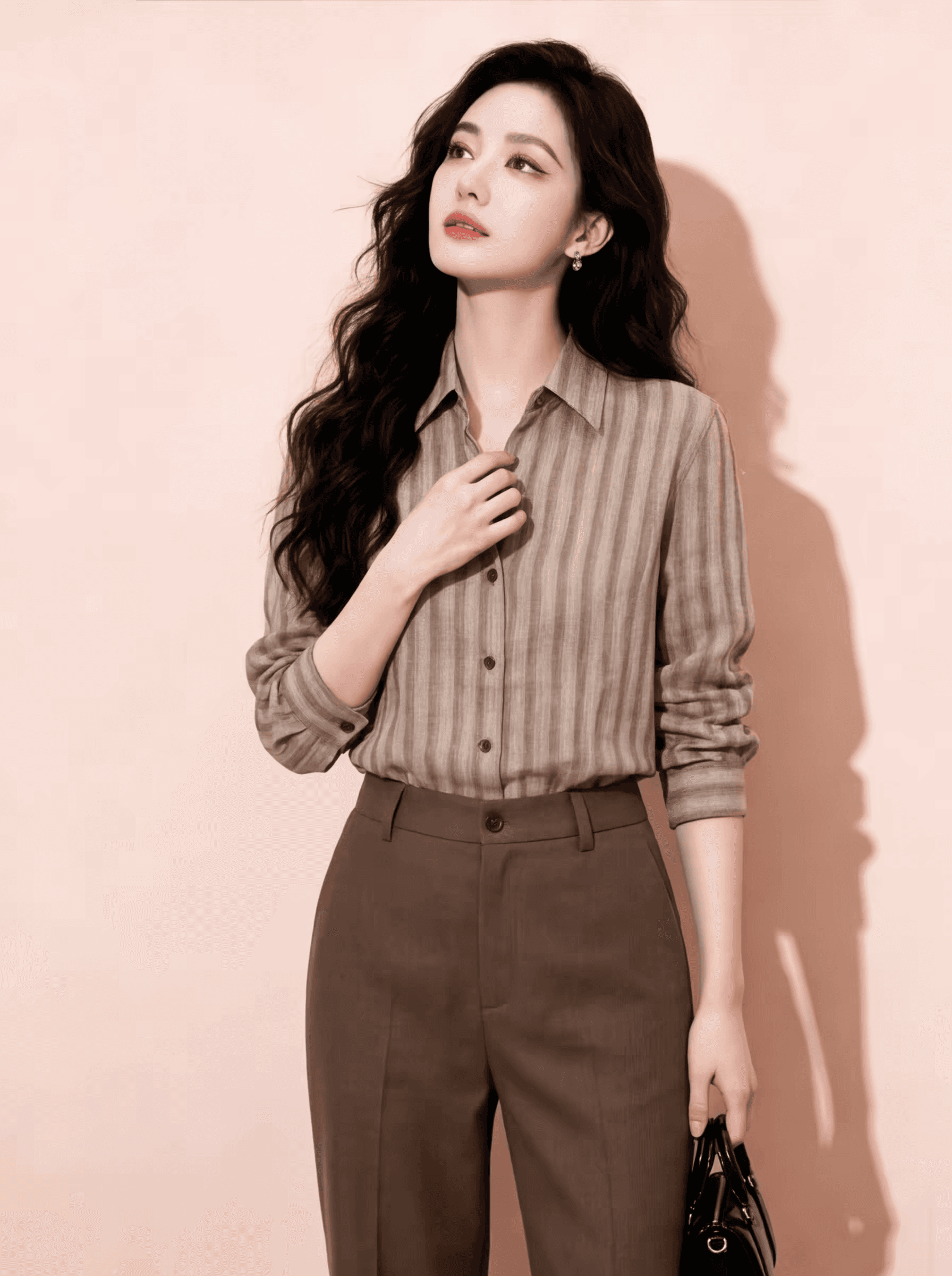 복잡한 고대 돈 바람 스트라이프 배색 아마 여성 셔츠 여름 외부 가져 가라. 출퇴근 면 린넨 셔츠 루즈핏 도루 센스 맨위 상세 이미지 4