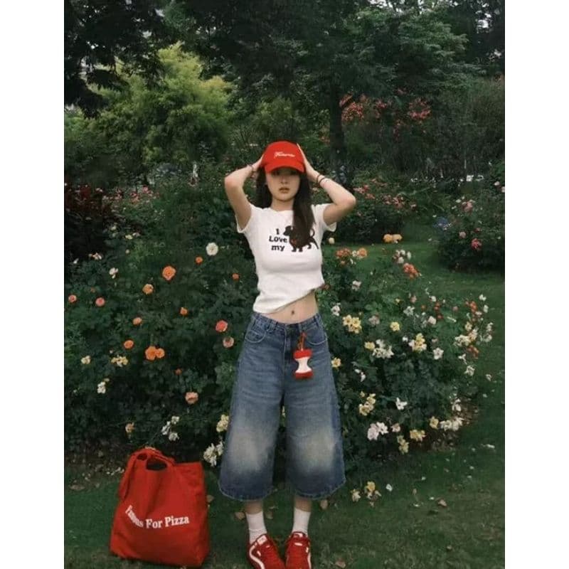 아메리칸 레트로 7 점 데님 와이드 레깅스 바지 여름 얇은 스타일 2026 새로운 하이웨이스트 루즈핏 다용도 스트레이트 바지