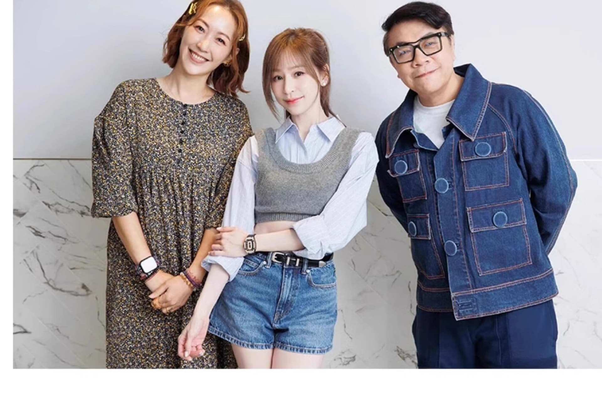 스타 연인 교사 같은 단락 데님 반바지 2026 봄 여름 하이웨이스트 슬림해 보이는 고급 루즈핏 한 마디 넓은 다리가 짧다. 바지 상세 이미지 9
