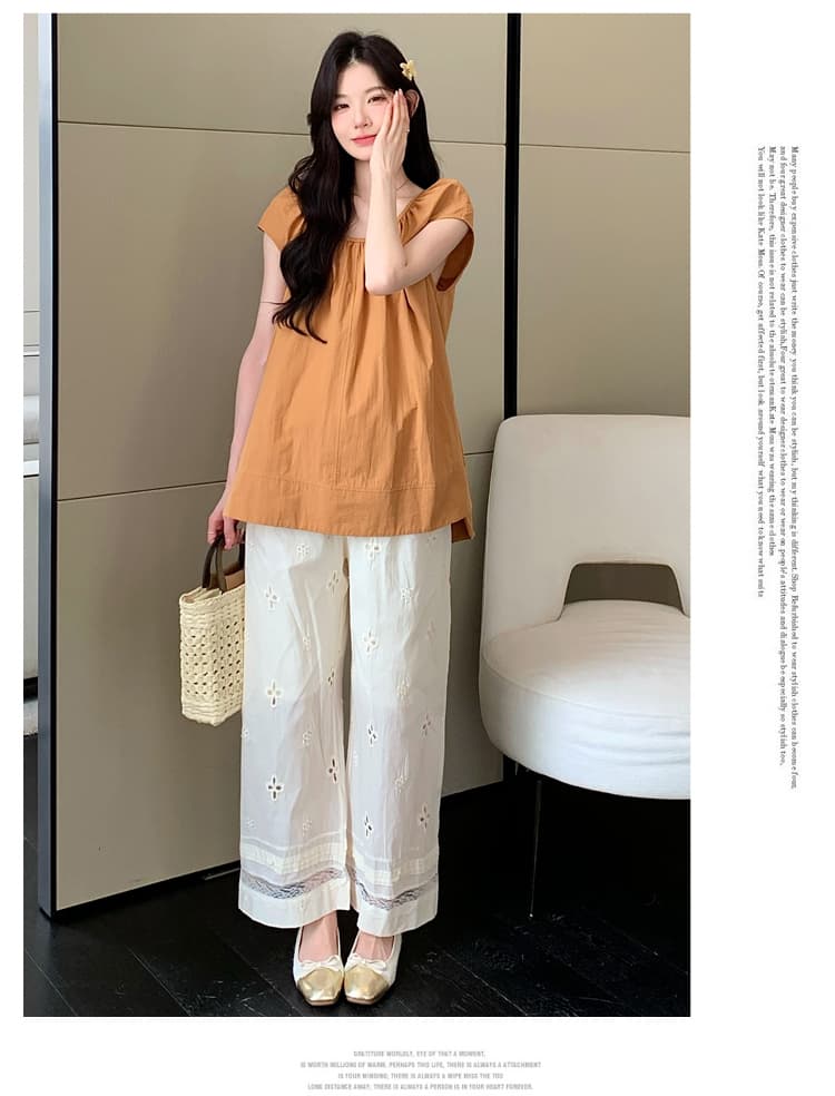 실사 임산부 여름 드레스 Feifei 소매 면 소재 루즈핏 중간 길이 작은 셔츠 2026 여름 새로운 한국 스타일 슬림해 보이는 맨위 상세 이미지 25