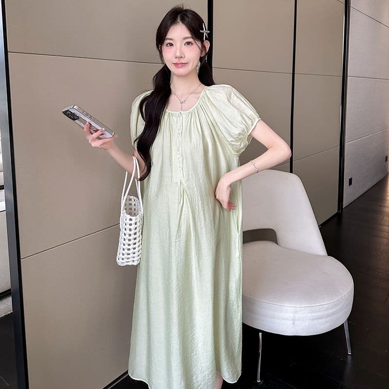 질량 실사 임산부 여름 드레스 드레스 2026 새로운 임산부 여름 중간 길이 임산부 드레스 상세 이미지 51