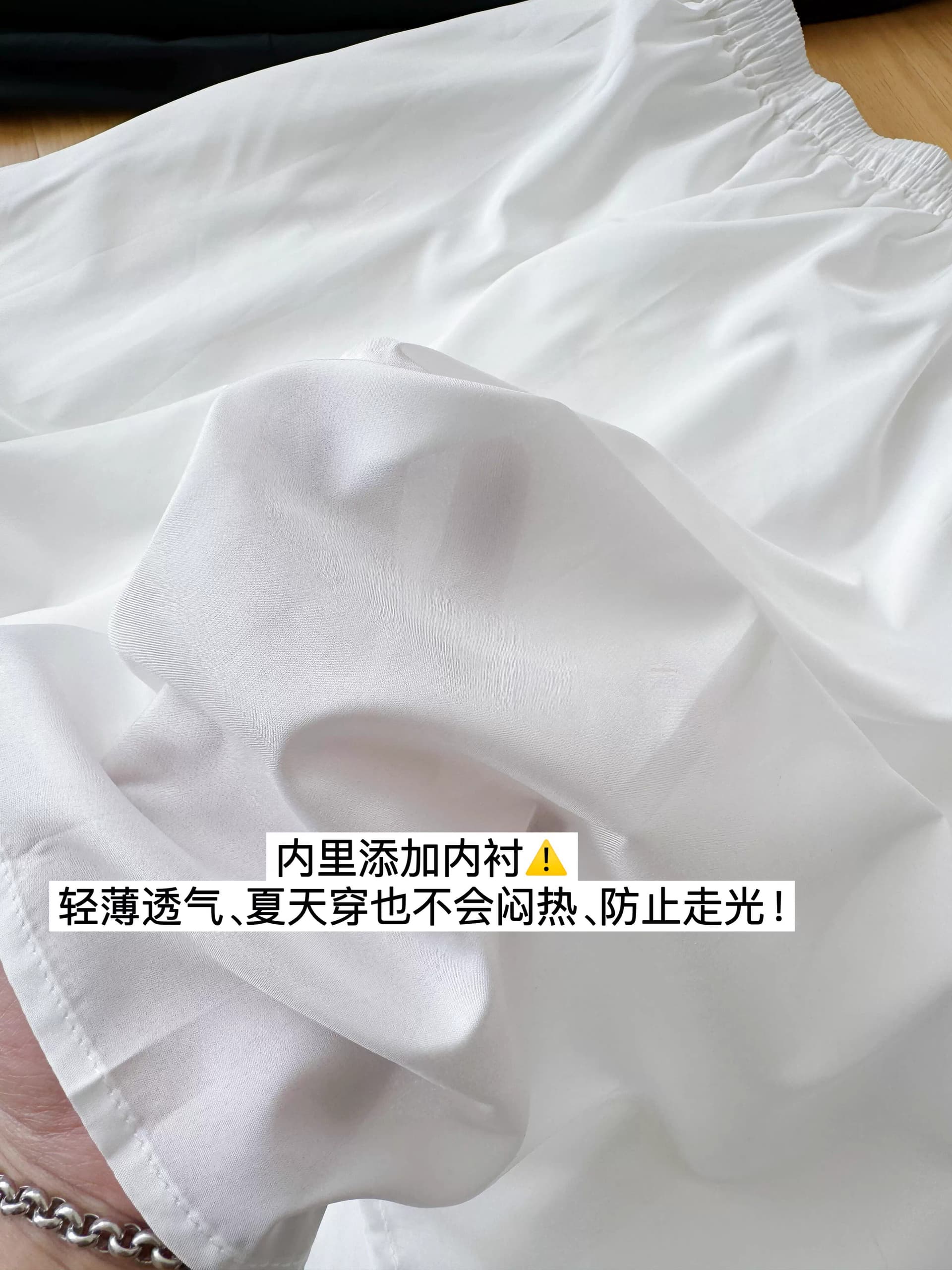 프랑스식 화이트 반신 스커트 여성 봄 가을 2026 새로운 하이웨이스트 A라인 스커트 고급 센스 중간 길이 퍼프 꽃밭 치마 상세 이미지 4