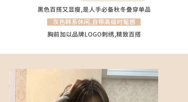 한 부서 회색 V넥 니트 오픈 가디건 여성 봄 가을 얇은 스타일 몸매 가꾸기 슬림해 보이는 허리 수축 긴팔 쇼트 스타일 작은 외부 잡아라. 의류 상세 이미지 4