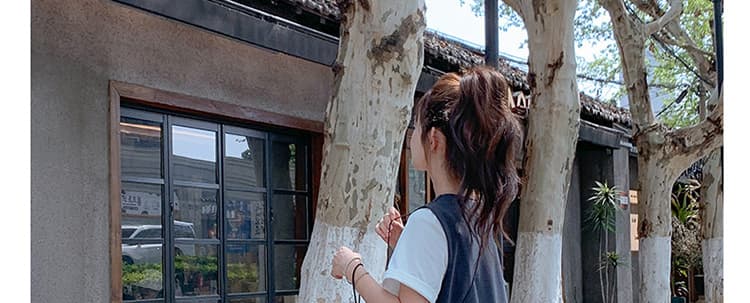 출산 착용 새로운 한 부서 연령 감소 패치워크 페이크 레이어드 플리츠 스커트 보내기 가방 상세 이미지 32