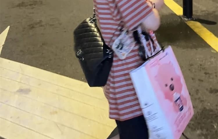 임산부 새로운 캐주얼 와 성별 배색 스트라이프 라운드 넥 t 플러스 블루 트임 반 스커트 상세 이미지 28