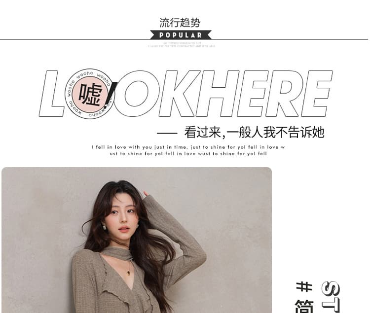 임산부 새로운 디자인 센스 루즈핏 슬림해 보이는 표지 배 드레스 상세 이미지 6