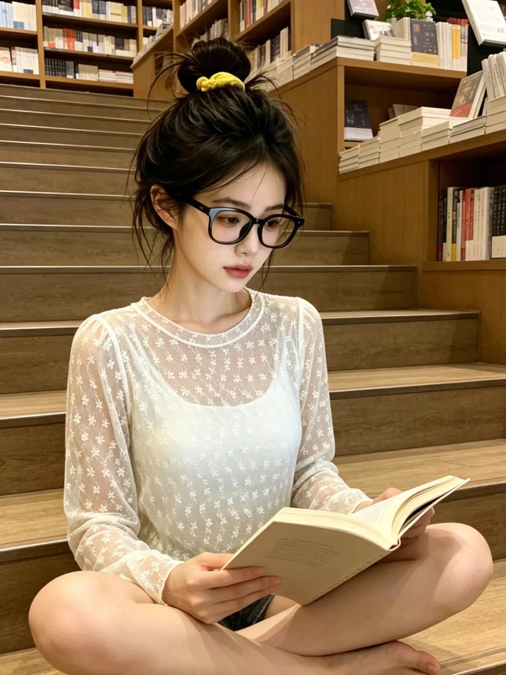 레이스 마이크로 ~을 통해 얇은 스타일 긴팔 티셔츠 여성 여름 2026 새로운 한 부서 자이언트 잘 생긴 순수한 욕망 자외선 차단 블라우스 맨위 상세 이미지 4