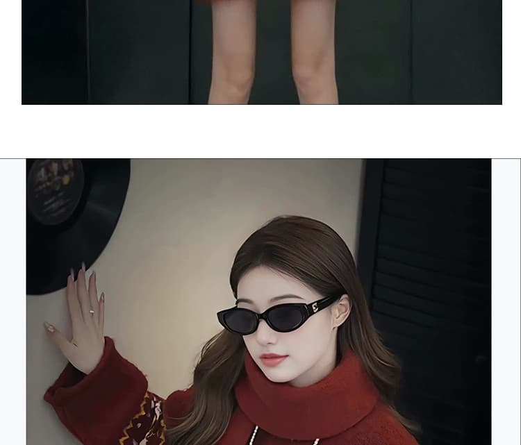 임산부 아름다운 겨울 의류 전체 집합 띠띠해 착용 가져 가라. 신년 빨간색 공정한 섬 스웨터 반신 스커트 투피스 슈트 상세 이미지 12