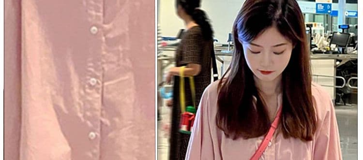 임산부 봄 드레스 여성 드레스 2026 새로운 작은 키 트렌디 엄마 연령 감소 중간 길이 핑크색 셔츠 치마 봄 가을 상세 이미지 8
