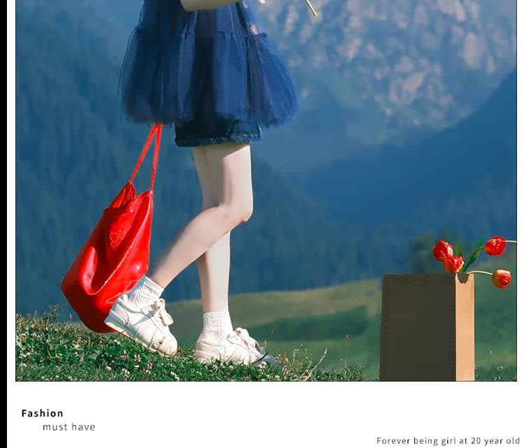 재고 있음 2026 년 출산 착용 여름 신제품 해변가 휴가 바람 망사 요정 슬립 드레스 상세 이미지 20