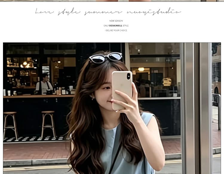 한 부서 그레이트 통해보기 가져 가라. 전체 집합 2026 새로운 파란색 조끼 맨위 여름 화이트 복부 지지 반바지 세트 상세 이미지 19