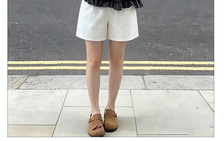 2026 슈퍼 화재 연령 감소 ootd 착용 가져 가라. 에이즈 환자 여성 세트 여름 민소매 조끼 맨위 화이트 복부 지지 반바지 세트 상세 이미지 13