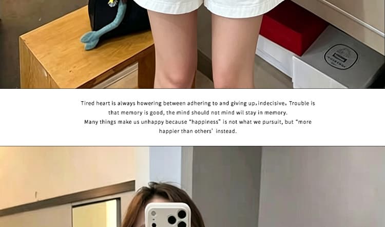 2026 년 여름 새로운 바나나 프린트 무거운 루즈핏 티셔츠 맨위 화이트 복부 지지 반바지 투피스 슈트 상세 이미지 18