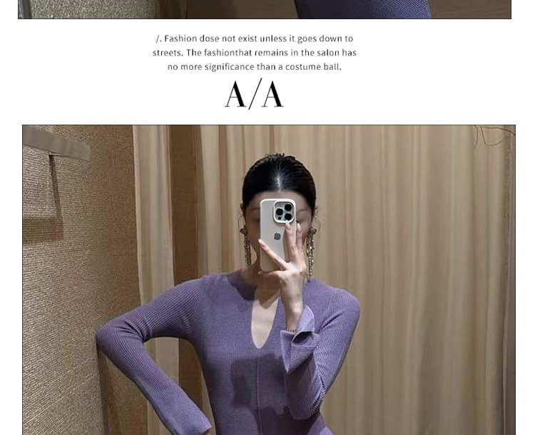 출산 착용 2026 가을 겨울 드레스 봄과 가을 패션 V넥 몸매 가꾸기 니트 원피스 인사이드 가져 가라. 품격 만나는 롱 스커트 상세 이미지 10