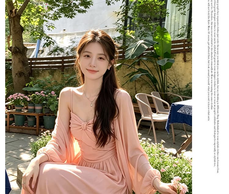 출산 착용 2026 년 가을 자이언트 잘 생긴 ~ 중 착용 가져 가라. 에이즈 환자 치마 아이들 핑크색 드레스 롱 스커트 세트 상세 이미지 13