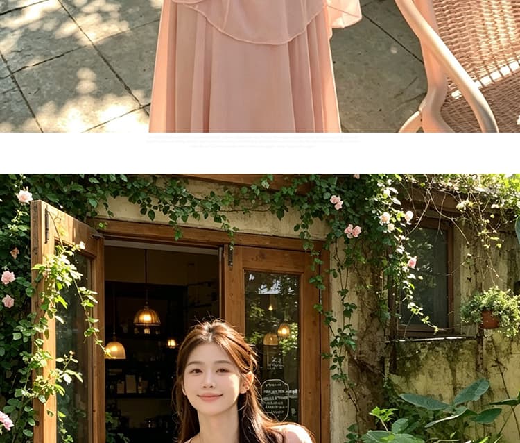 출산 착용 2026 년 가을 자이언트 잘 생긴 ~ 중 착용 가져 가라. 에이즈 환자 치마 아이들 핑크색 드레스 롱 스커트 세트 상세 이미지 19