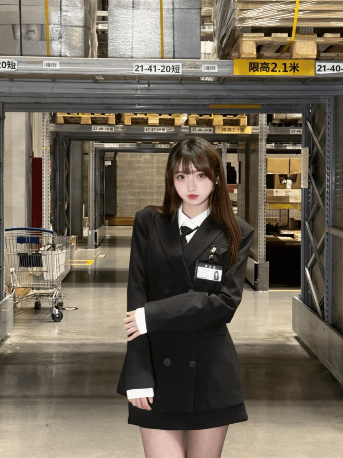 학원 스타일 레트로 세 조각 설정 외투 정장 세트 여성 몸매 가꾸기 타이트 스커트 셔츠 넥타이
