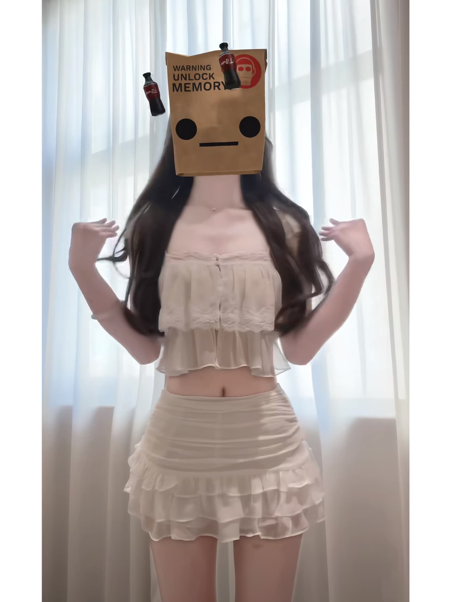 프랑스식 달콤함 휴가 자이언트 잘 생긴 세트 여름 새로운 순수한 욕망 품격 슬립 맨위 슬림해 보이는 케이크 반신 스커트 이미지 2