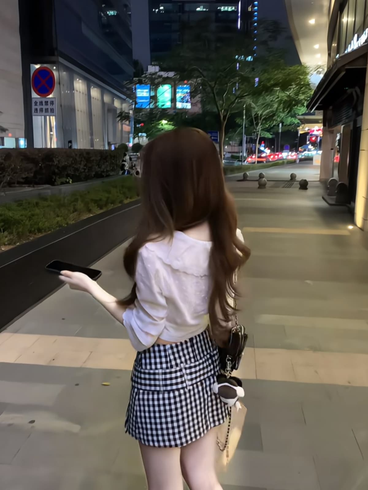 여름 한 부서 순수한 욕망 베이비 칼라 레이스 쇼트 스타일 맨위 하이웨이스트 체크무늬 반신 스커트 패션 슬림해 보이는 투피스 세트 이미지 2