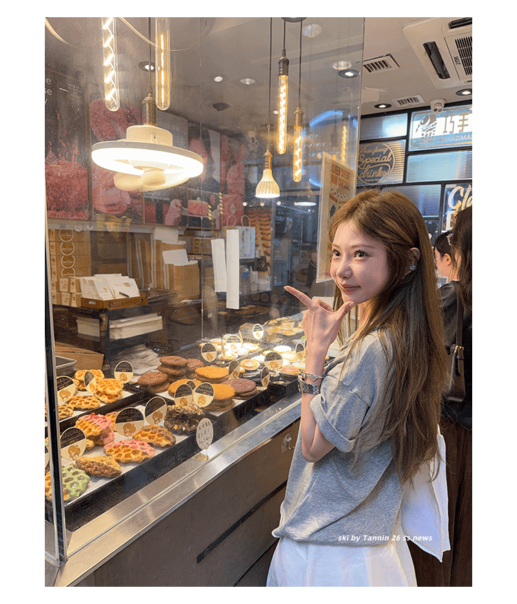 원본 대나무 마디 면 다용도 루즈핏 슬림해 보이는 4 색 볼륨 측면 주머니 tee 여성 여름 상세 이미지 34