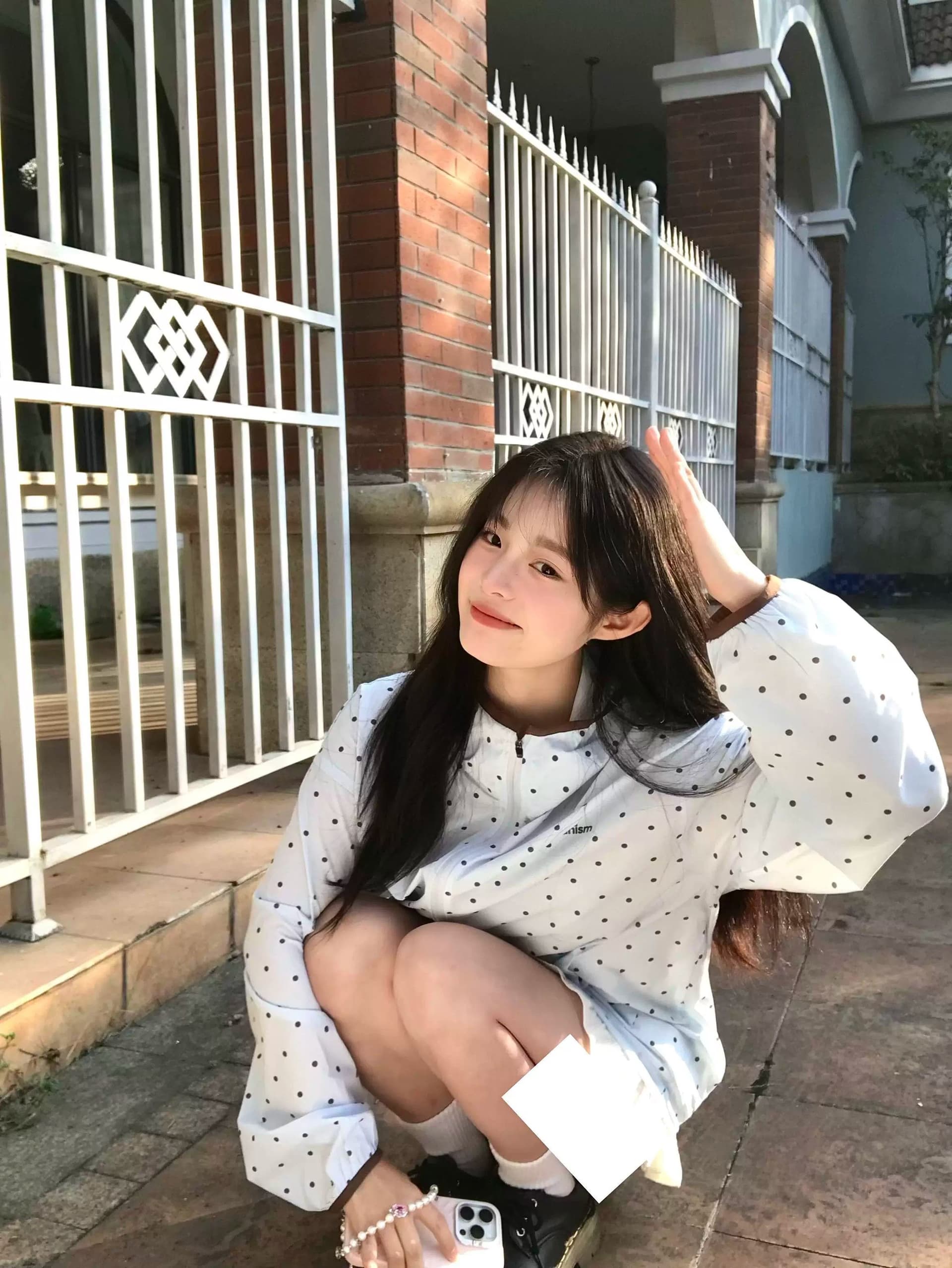 원본 솜씨 원본 천 좋은 품질 여름 새로운 도트 무늬 자외선 차단 의류 상세 이미지 8