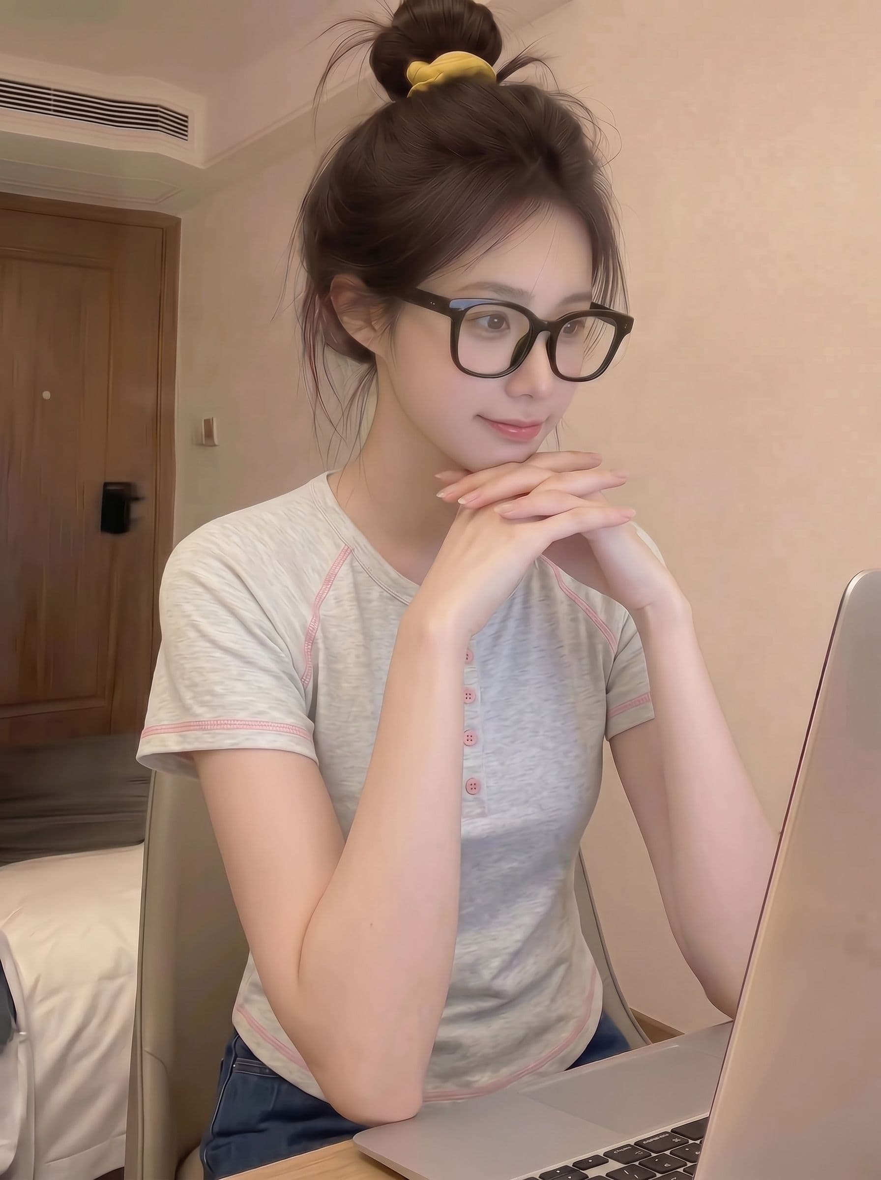 40 면 1 1 오스트리아 세대 서울 220 그램 원본 명중 인터넷 솜씨 슈퍼 잘 생긴 회색 라운드 넥 반팔 상세 이미지 1