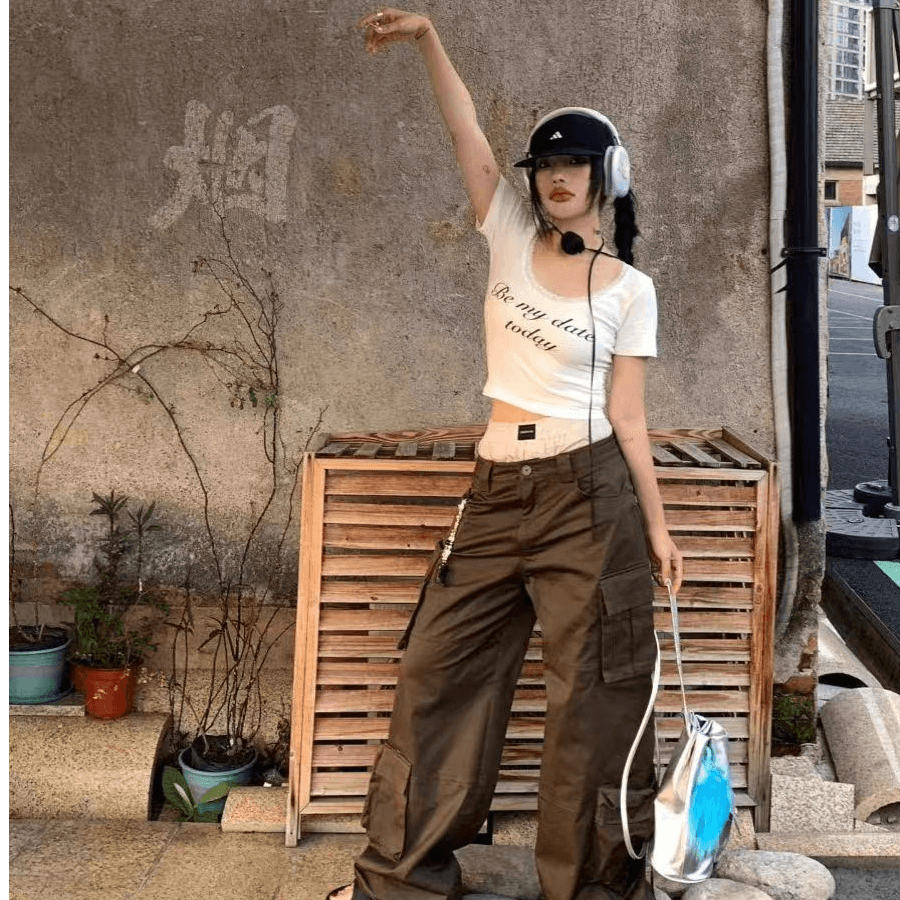 40 순면 리브 92 면 8 암모니아 Lun 여성 여름 새로운 알파벳 프린트 레이스 측면 이미지 2