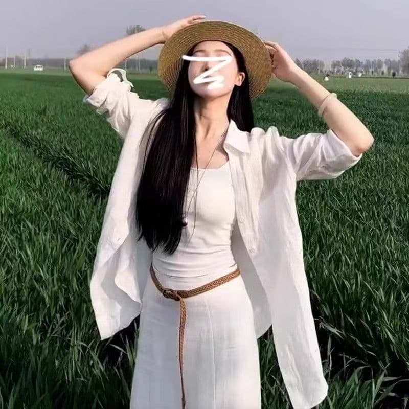 2026 새로운 봄 여름 쉬폰 셔츠 고유 한 Chic 긴팔 셔츠 작은 대중 디자인 센스 맨위 자외선 차단 외투 상세 이미지 13