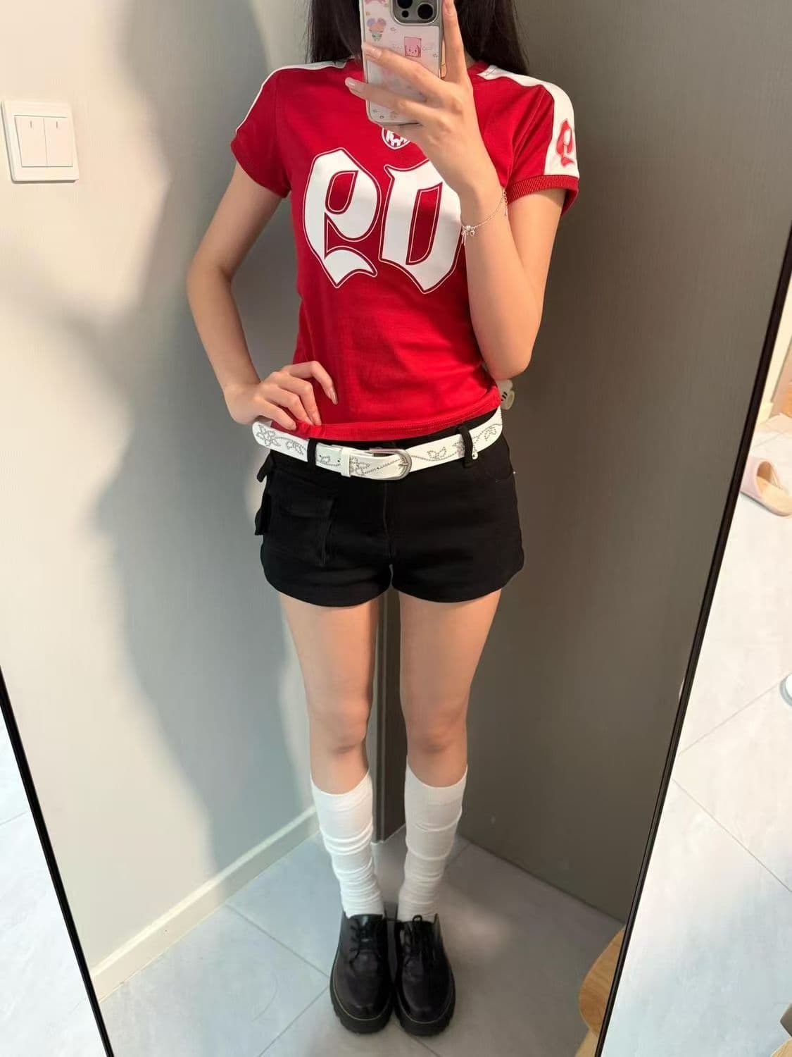 원본 솜씨 40 오스트리아 세대 서울 210 그램 순면 반팔 티셔츠 여성 상세 이미지 3
