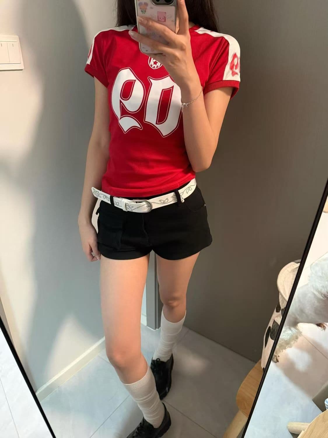 원본 솜씨 40 오스트리아 세대 서울 210 그램 순면 반팔 티셔츠 여성 상세 이미지 5