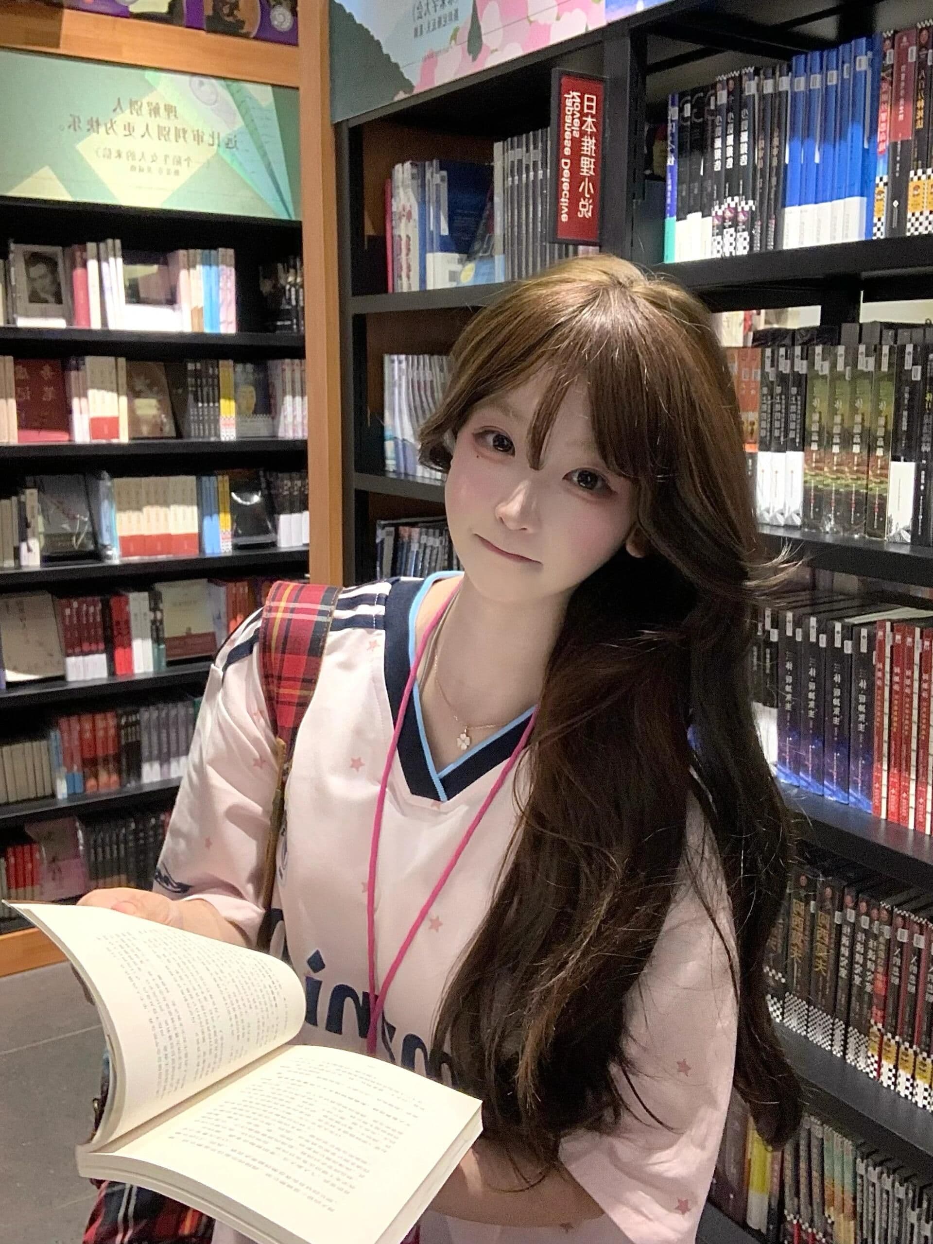 포밍 프린트 원본 솜씨 19 지점 220 그램 순면 반팔 티셔츠 여성 상세 이미지 5