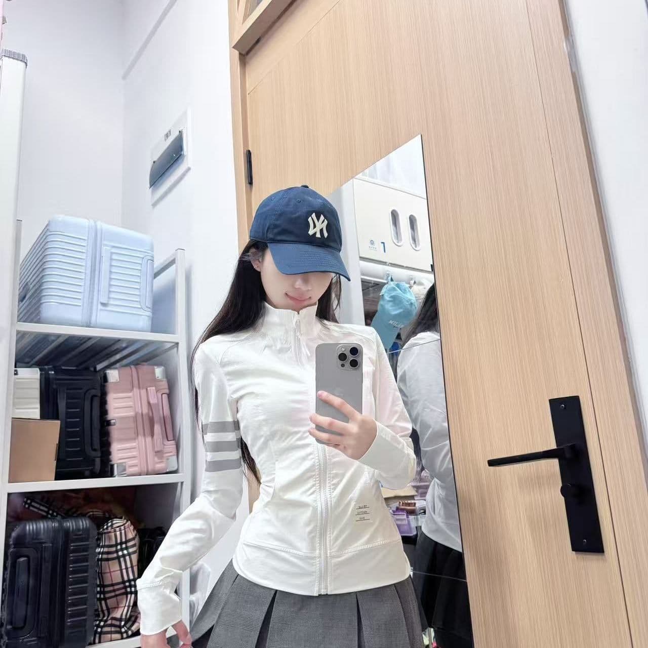 한 부서 스탠드 칼라 화이트 자외선 차단 자켓 얇은 스타일 재킷 여름 루즈핏 캐주얼 새로운 통기성 운동 재킷 이미지 5