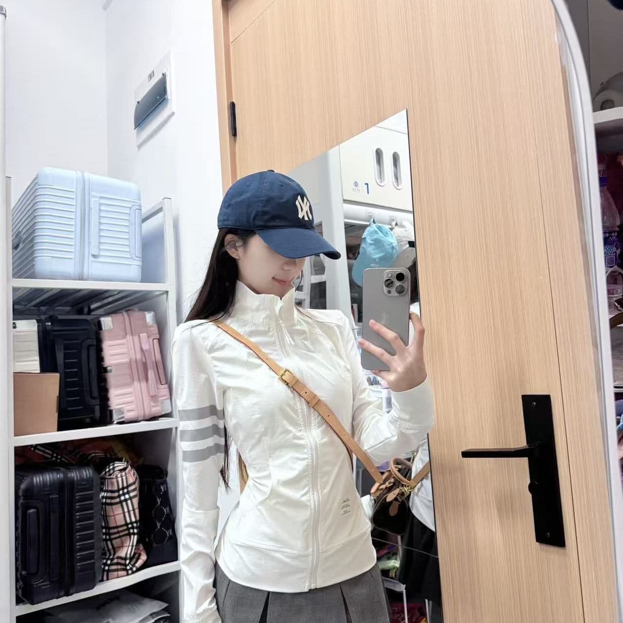 한 부서 스탠드 칼라 화이트 자외선 차단 자켓 얇은 스타일 재킷 여름 루즈핏 캐주얼 새로운 통기성 운동 재킷