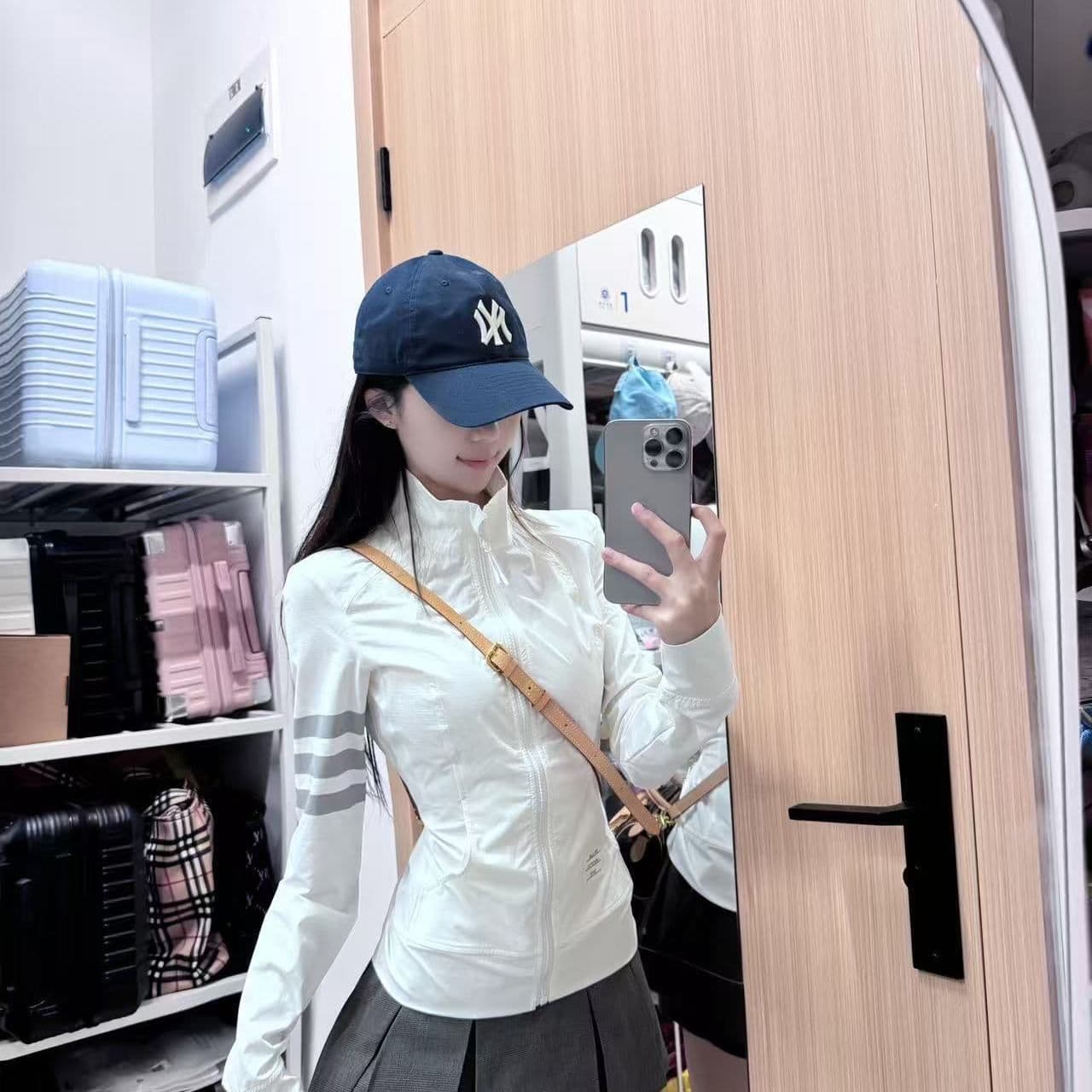 한 부서 스탠드 칼라 화이트 자외선 차단 자켓 얇은 스타일 재킷 여름 루즈핏 캐주얼 새로운 통기성 운동 재킷 상세 이미지 1